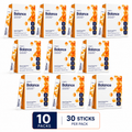 10-Pack Balance Bundle – 30 Sticks Per Pack | Natural Orange Flavor