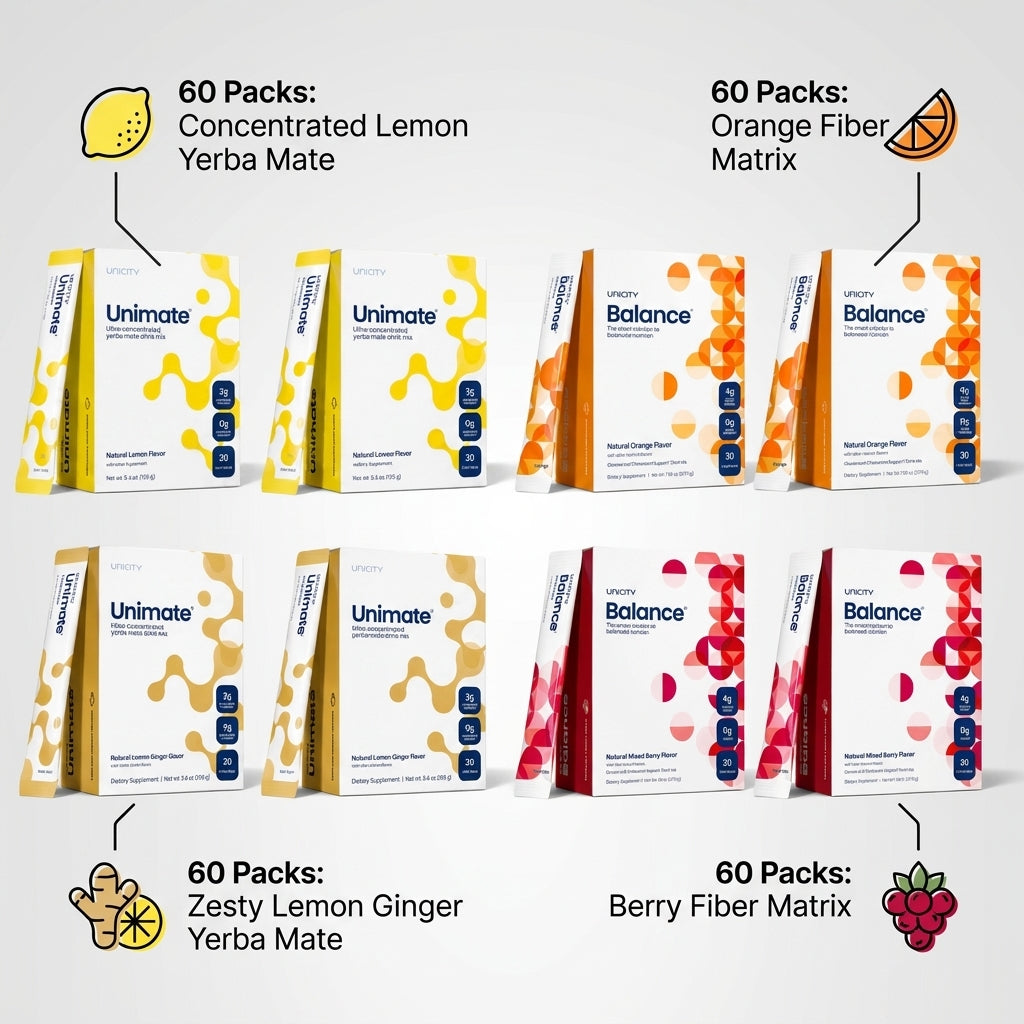 Complete Ultimate Vitality Mega System – 8-Pack Flavor Collection (240 Stick Packs / 60-Day Supply)