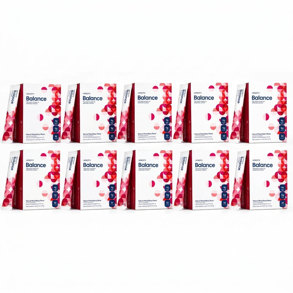 Balance Daily Fiber Drink Mix – Natural Mixed Berry (10-Box Bulk Supply / 300 Stick Packs)