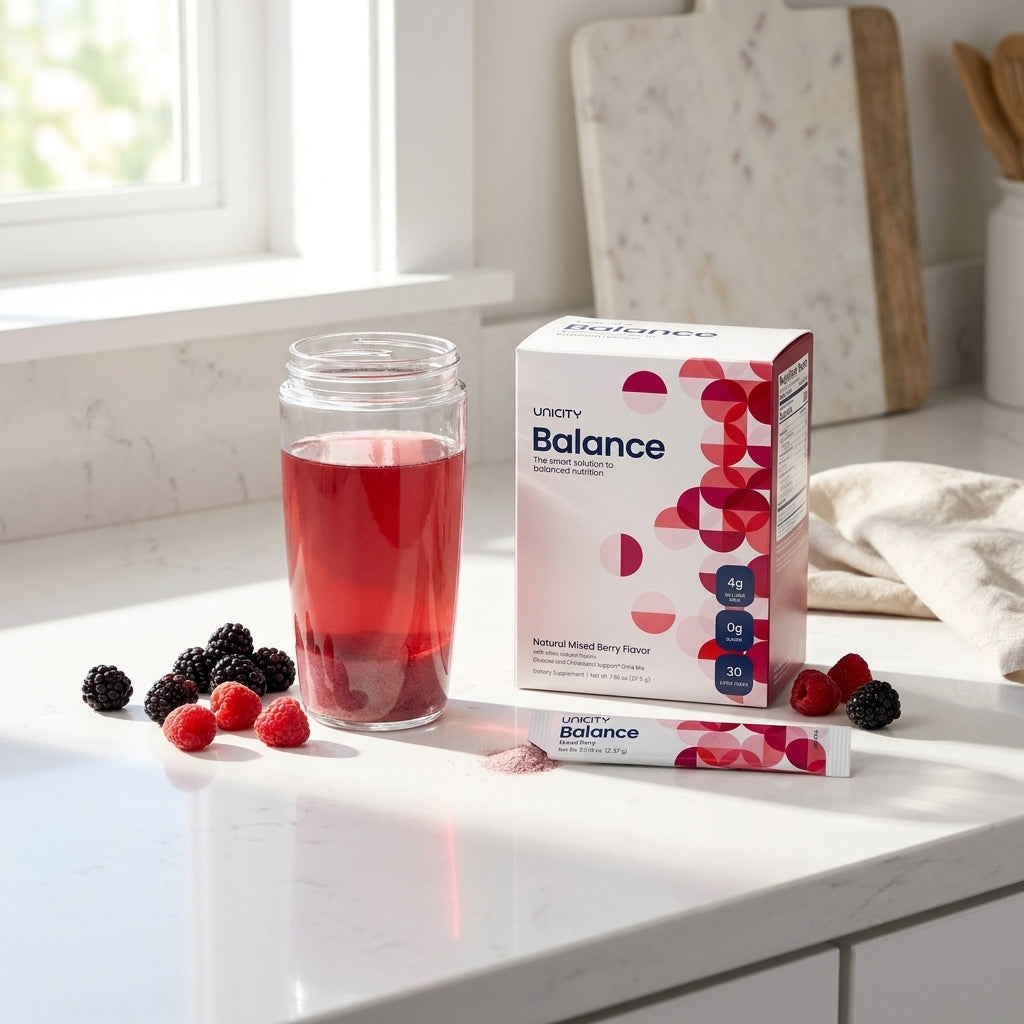 Balance Daily Fiber Supplement – Natural Mixed Berry (30 Stick Packs)