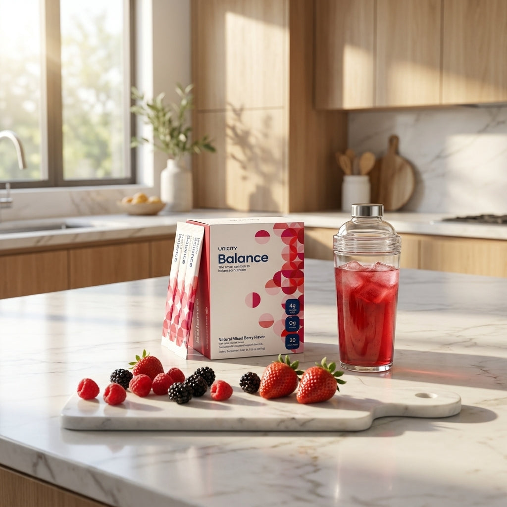 Balance Daily Fiber Drink Mix – Natural Mixed Berry (10-Box Bulk Supply / 300 Stick Packs)