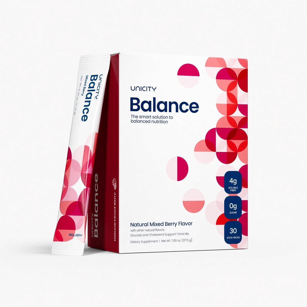Balance Daily Fiber Supplement – Natural Mixed Berry (30 Stick Packs)