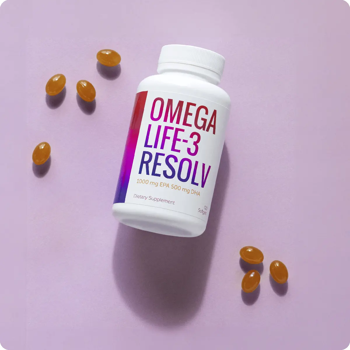 OmegaLife-3 Resolv omegaLife-3 Resolv is a high-quality, purified fish-oil supplement that delivers 1,500 mg of EPA and DHA omega-3 fatty acids